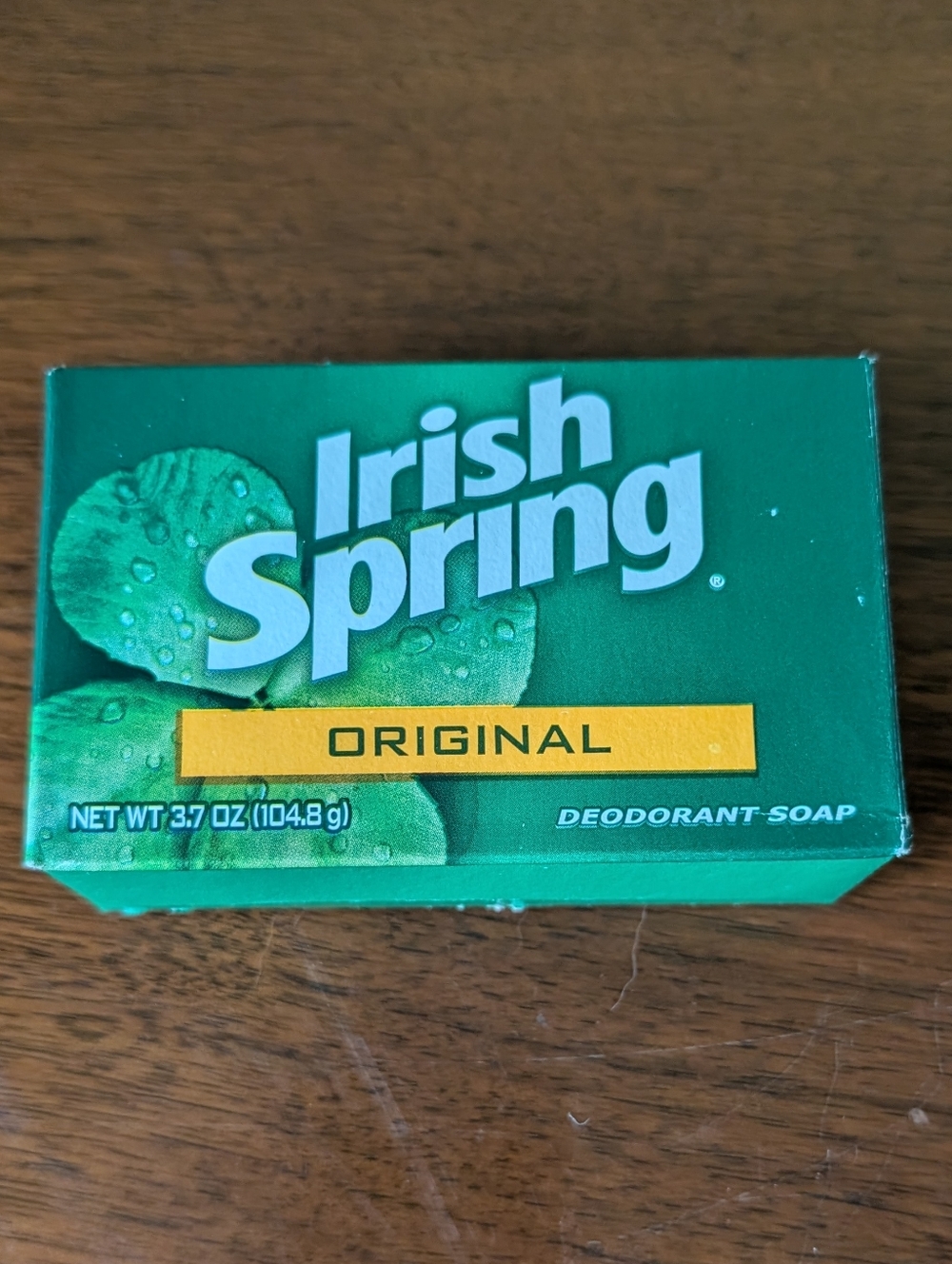 Vintage Irish Spring Bar Soap Lot of 4 Orig Package 3.7 Oz Bar NOS New No Flax